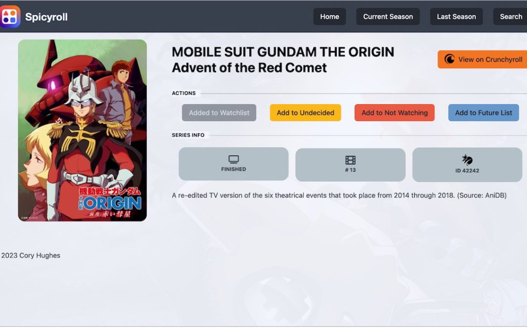 Spicyroll: Anime Updates